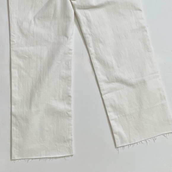 NWT! J. CREW ’96 Slim Wide Jeans Retro Raw Hems Solid White Preppy 30 Tall 30T - Picture 10 of 15